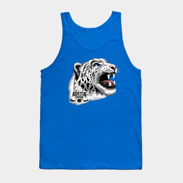 Austin Amurs Mascot Logo Tank Top by Author Kristine Allen Merchandise